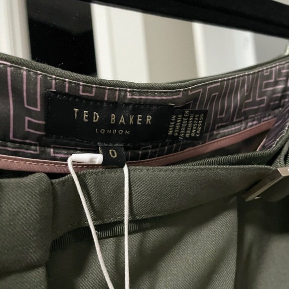 TED BAKER NWT Starme khaki tailored trousers - Picture 12 of 14